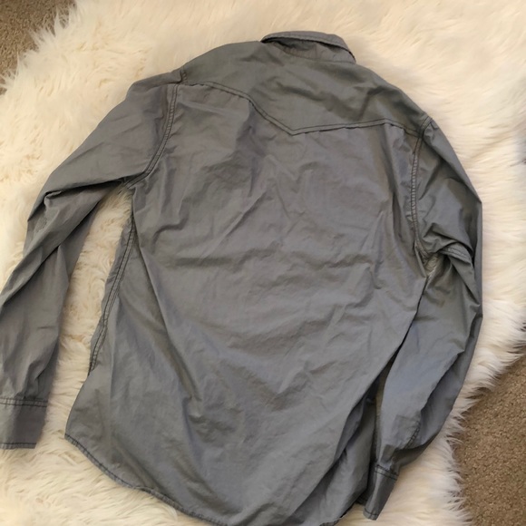 Gray button up - Picture 5 of 6